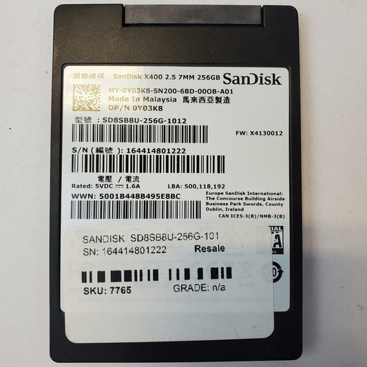 SANDISK SD8SB8U-256G-1012 256GB 2.5" SATA Internal SSD | Grade A