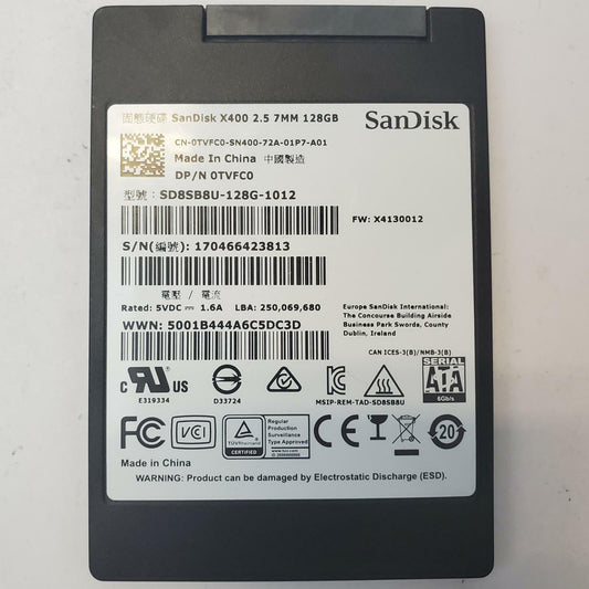 SANDISK SD8SB8U-128G-1012 128GB 2.5" SATA Internal SSD | Grade A | 9547