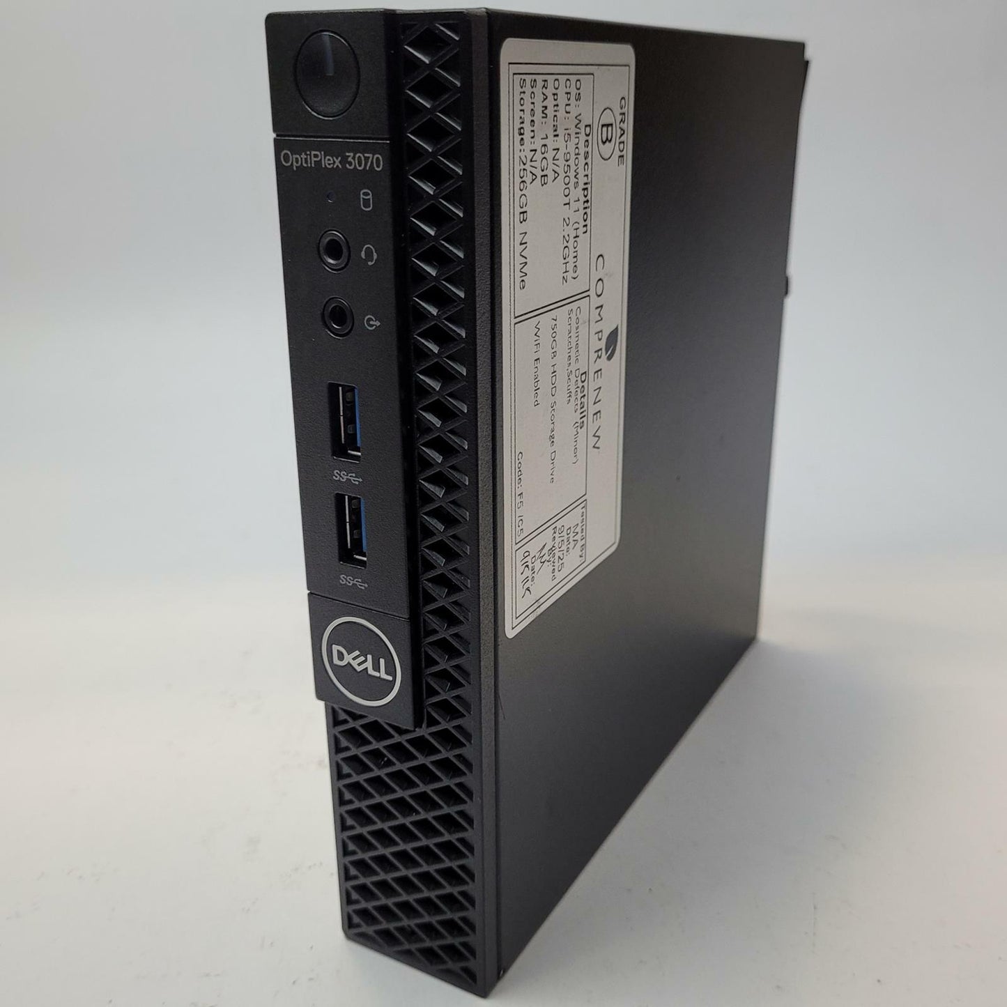 DELL OPTIPLEX 3070 Win 11 Home I5-9500T 16GB RAM 256GB NVME | Grade B | 9875