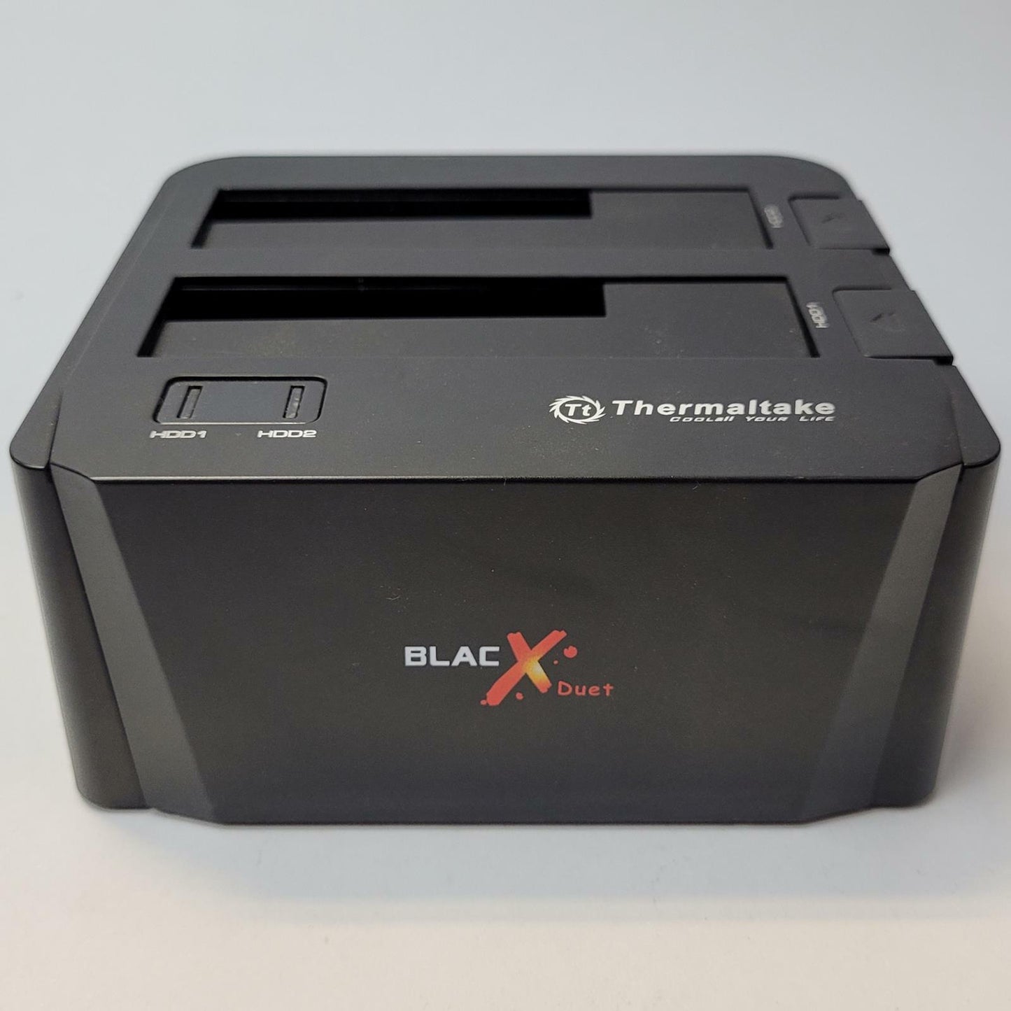 ThermalTake BlacXDuet 2.5"/3.5" SATA Dual Hard Drive Docking Station | Grade A