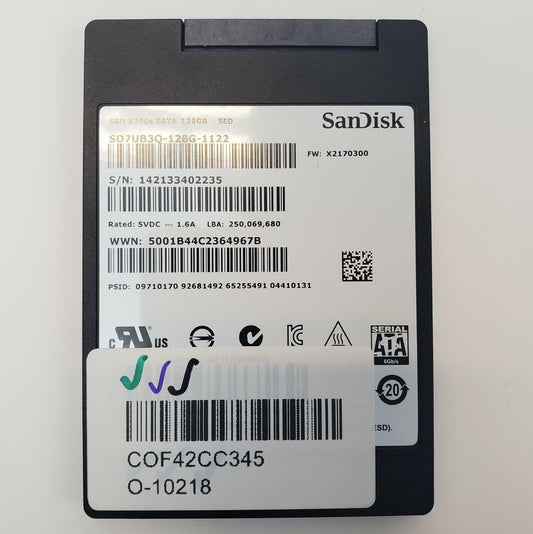 SanDisk SD7UB3Q-128G-1122 128GB 2.5" SATA Internal SSD | Grade A | 10506