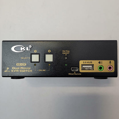 CKL CKL-922HUA 2-Port KVM Switch | Grade B