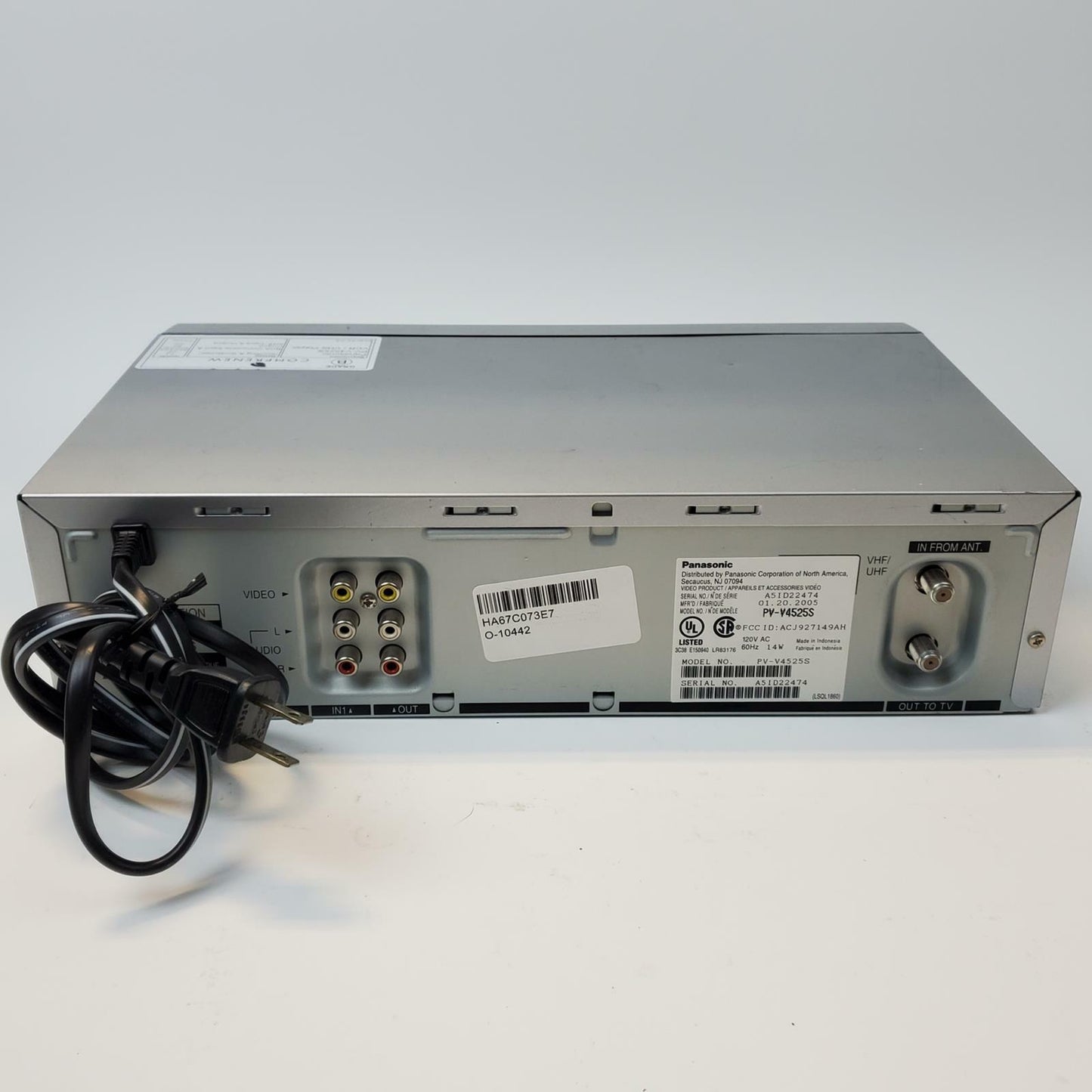 Panasonic PV-4525S VCR/VHS Player | Grade B