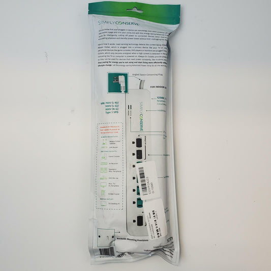 SIMPLY CONSERVE SC73T1 Tier 1 7-Outlet Power Strip | Grade A