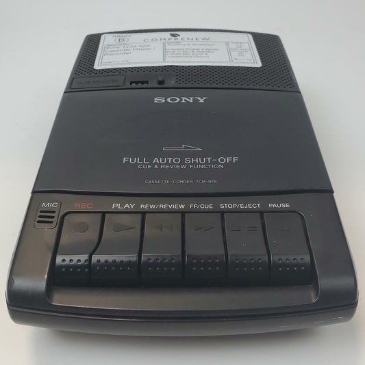 Sony TCM-929 Cassette Player/Recorder | Grade B
