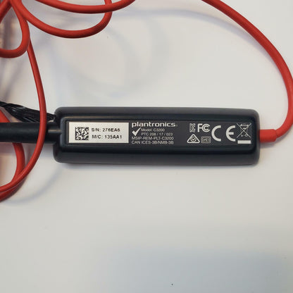 Plantronics C3225T + C3200 3.5mm/USB Wired Headset | Grade A
