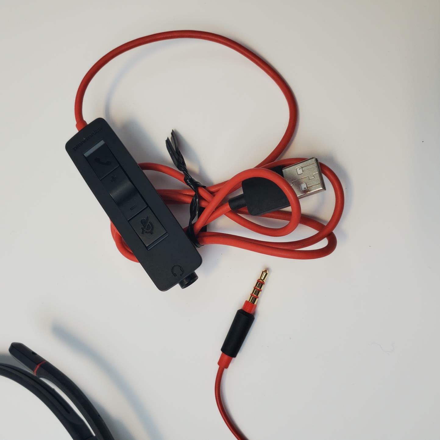 Plantronics C3225T + C3200 3.5mm/USB Wired Headset | Grade A