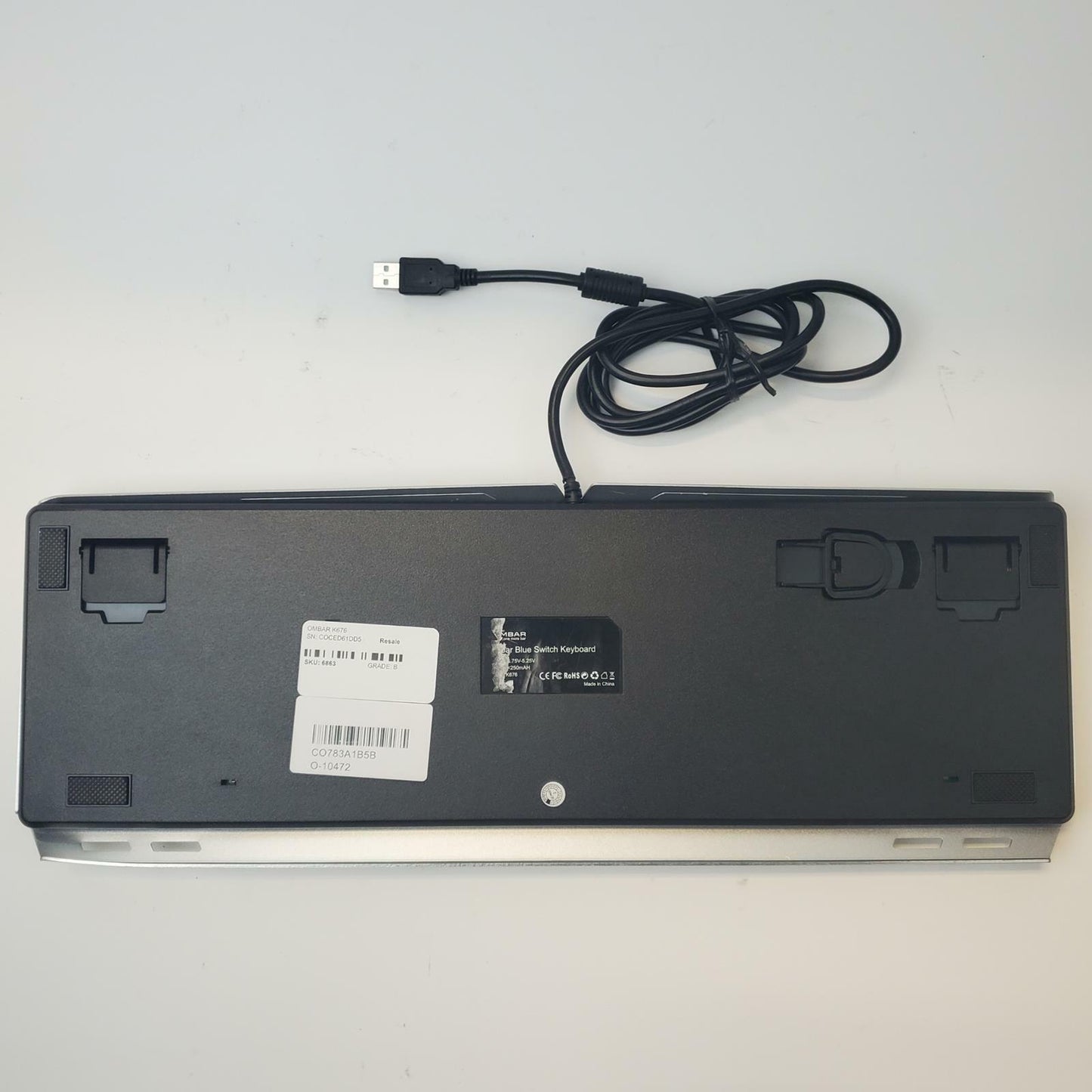 Ombar K676 USB Wired Mechanical Keyboard | Grade A