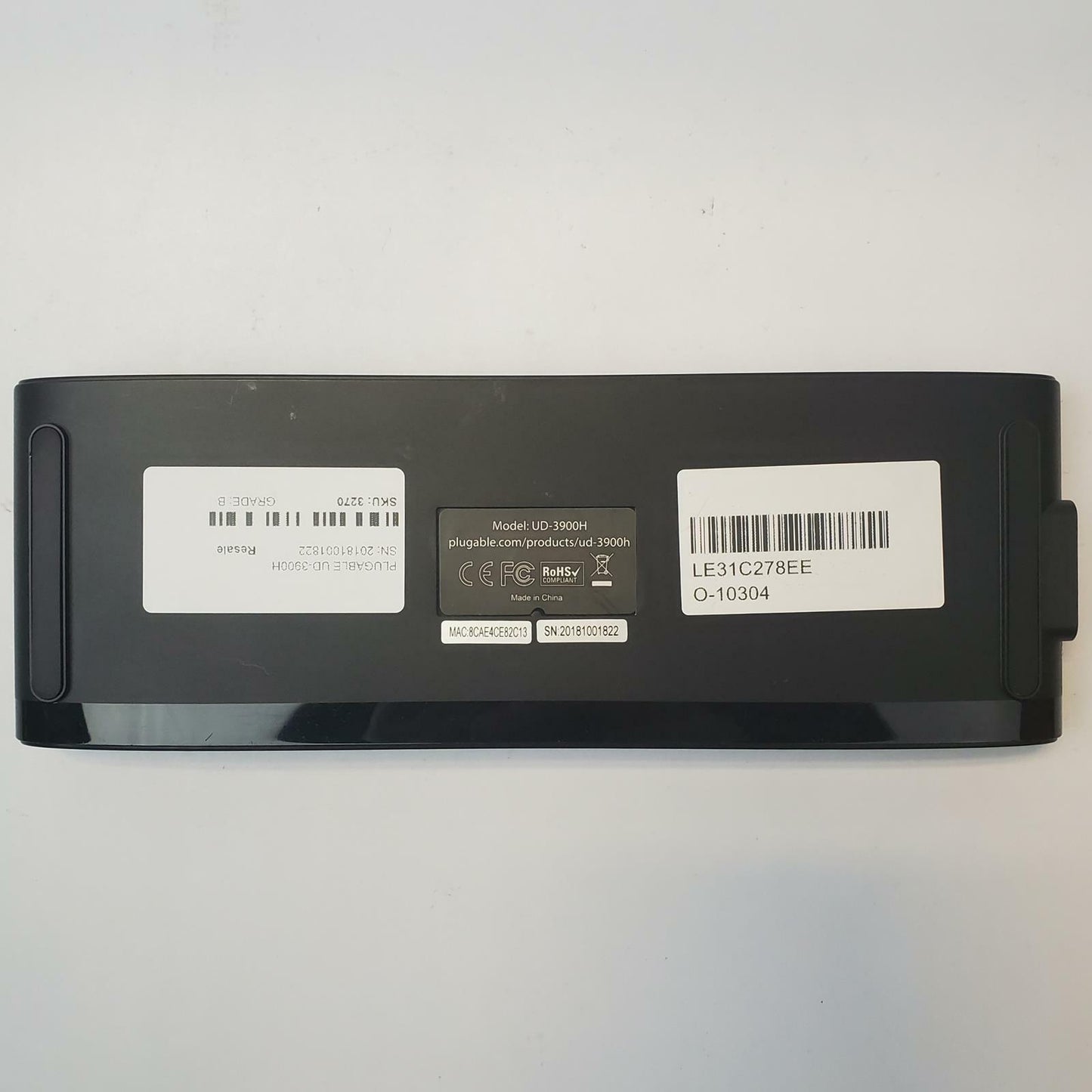 PLUGABLE UD-3900H Laptop Docking Station Bundle | Grade B