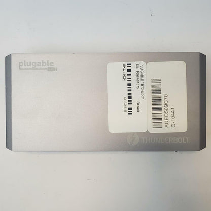 PLUGABLE TBT3-UDC1 Laptop Docking Station | Grade B