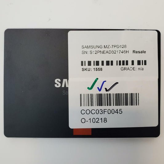 SAMSUNG MZ-7PD128 128GB 2.5" SATA Internal SSD | Grade A
