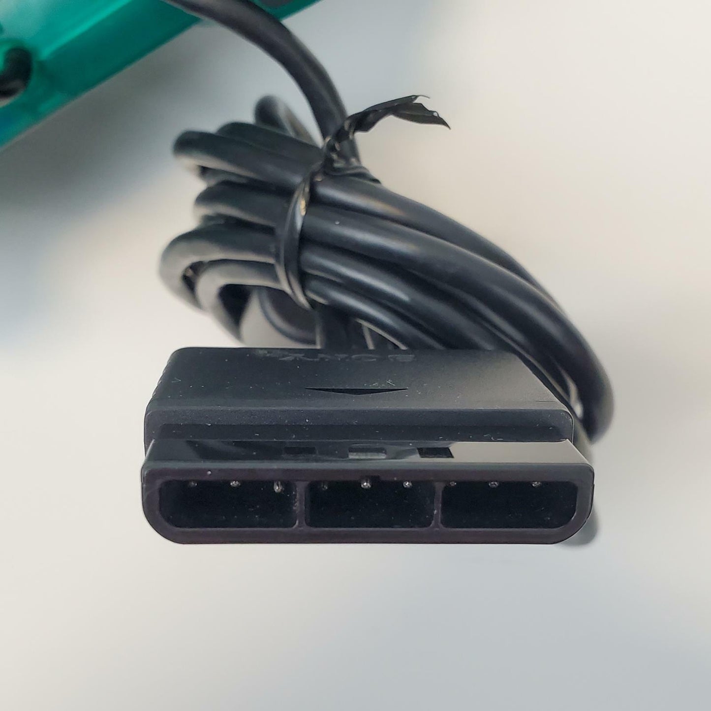 Sony SCPH-10010 DualShock 2 Wired Controller (Clear Teal Green) | Grade B