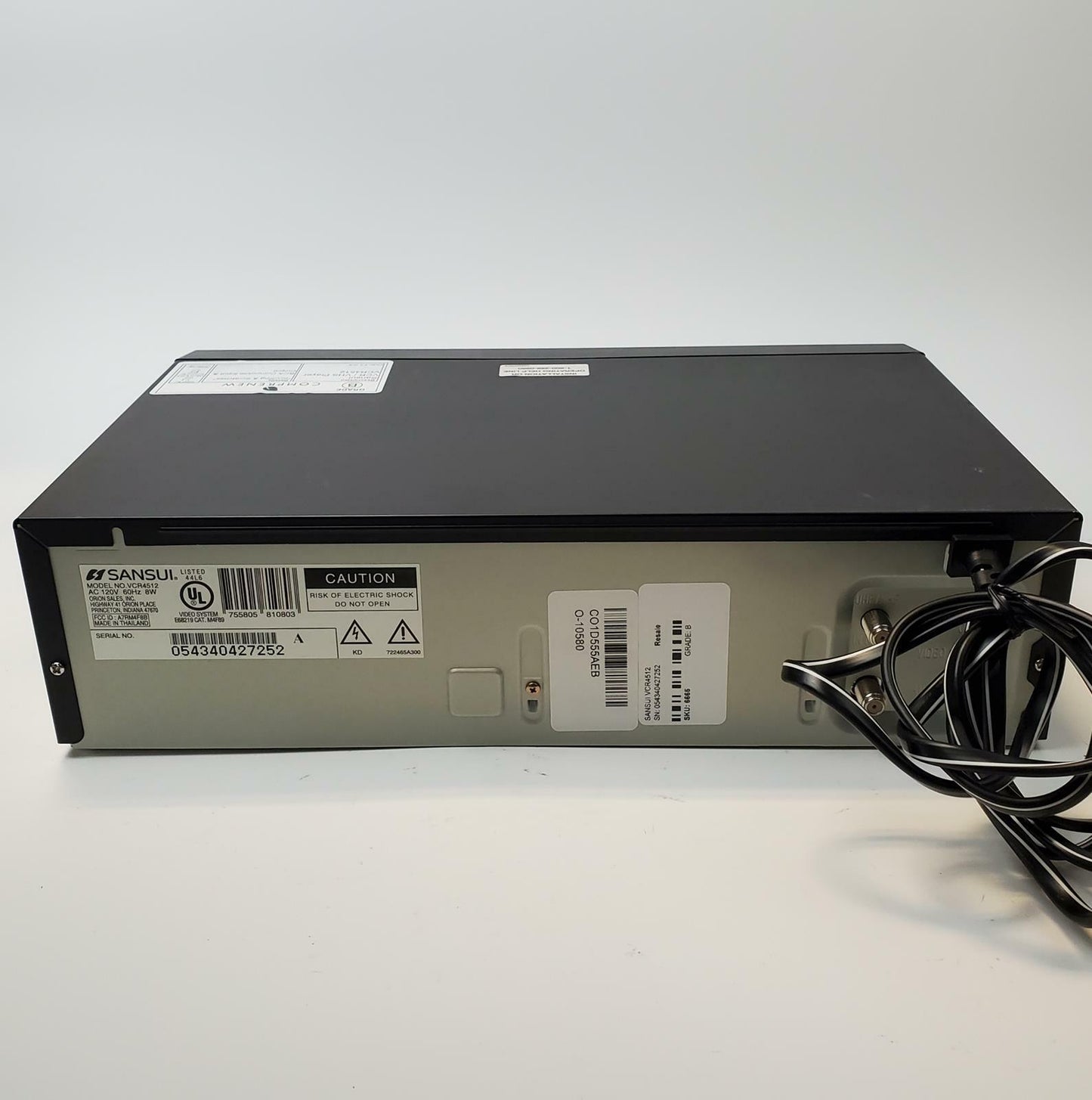 SANSUI VCR4512 VCR/VHS Player | Grade B