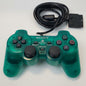 Sony SCPH-10010 DualShock 2 Wired Controller (Clear Teal Green) | Grade B