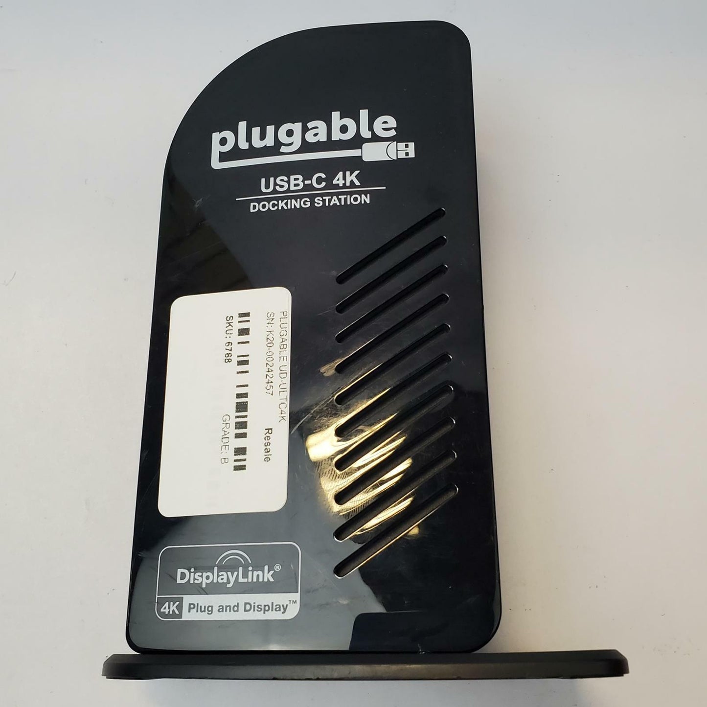 PLUGABLE UD-ULTC4K Laptop Docking Station Bundle | Grade B