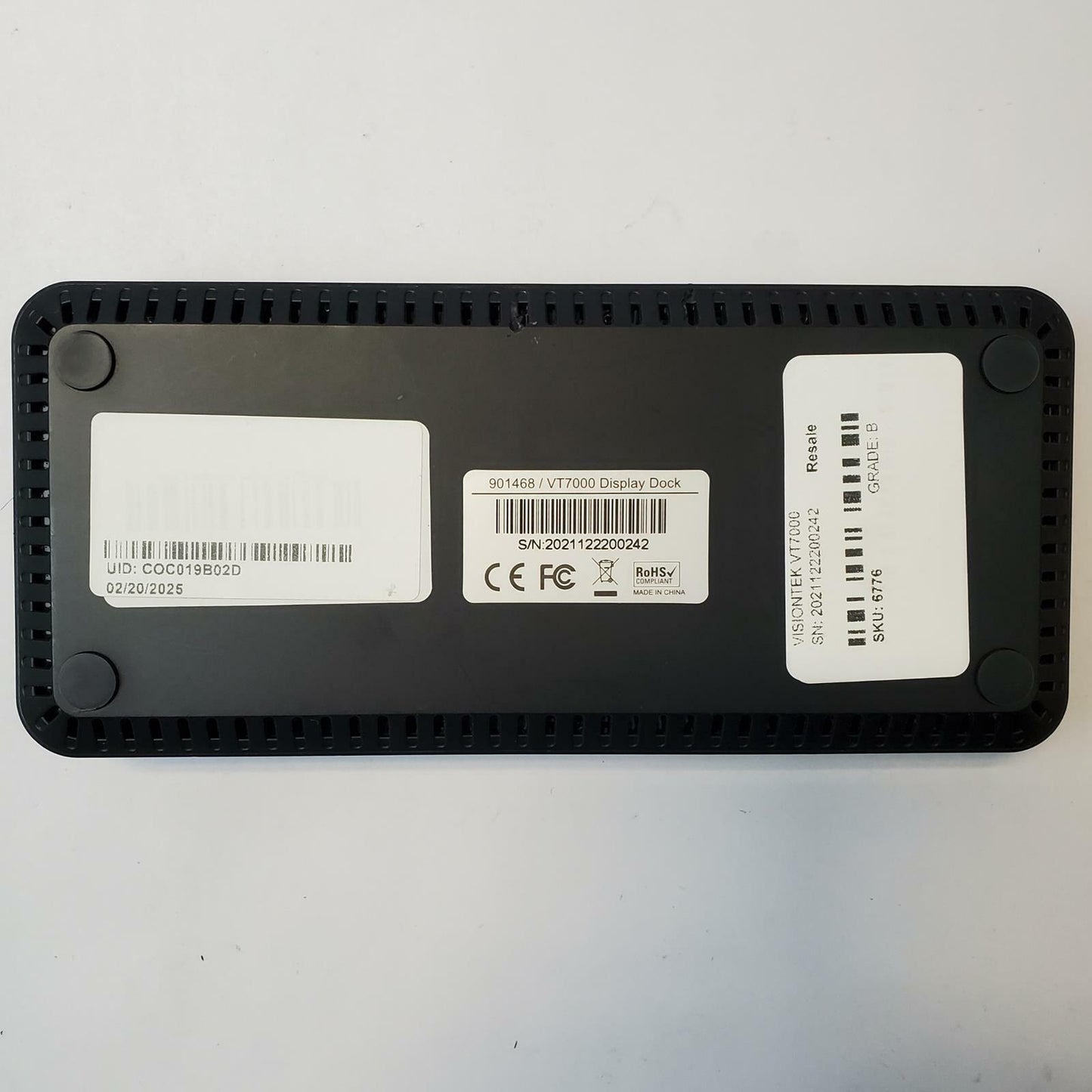 VISIONTEK VT7000 Laptop Docking Station Bundle | Grade B