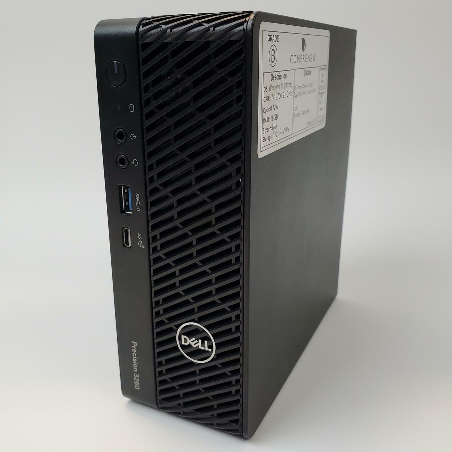 Dell Precision 3260 Win 11 Home i7-12700 16GB RAM 512GB NVMe 4GB GPU | Grade B