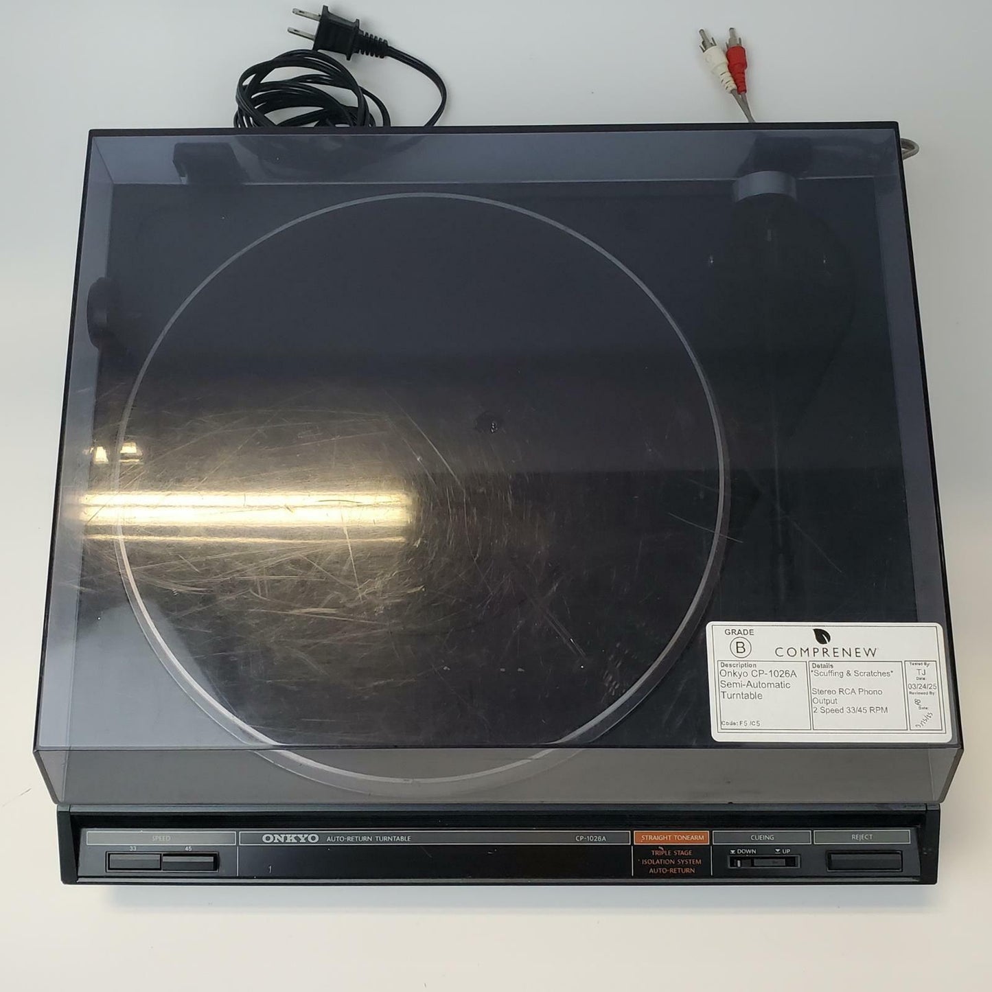 Onkyo CP-1026A Semi-Automatic Turntable | Grade B