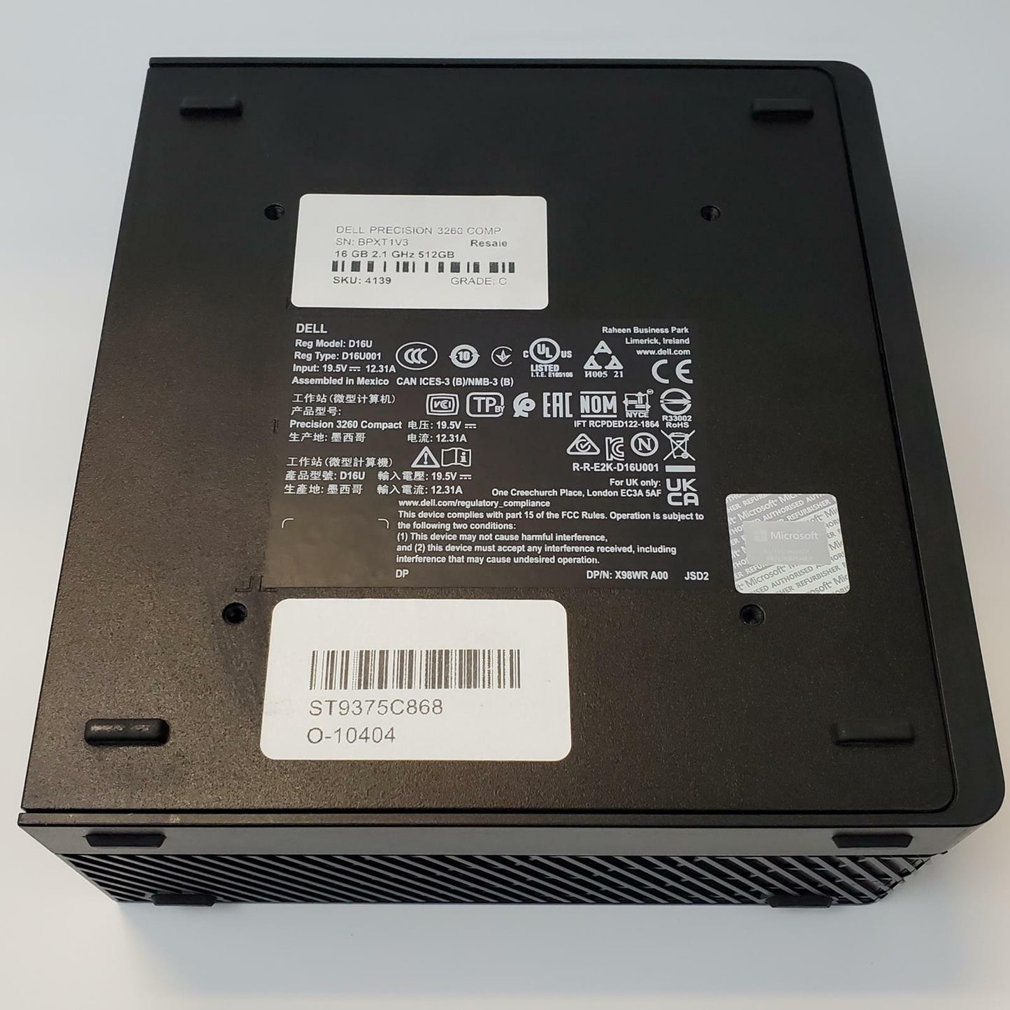 Dell Precision 3260 Win 11 Home i7-12700 16GB RAM 512GB NVMe 4GB GPU | Grade B