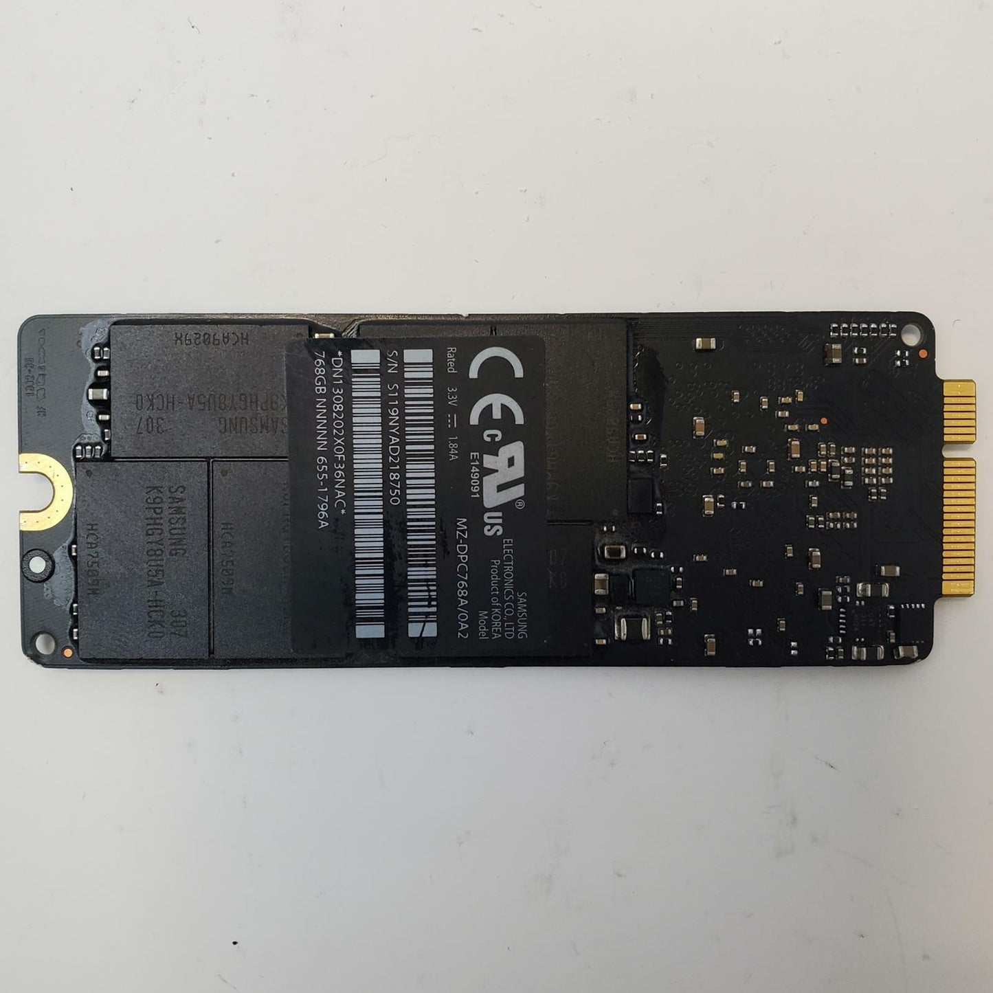 SAMSUNG MZ-DPC768A/0A2 768GB Apple B-Key M.2 SSD | Grade A