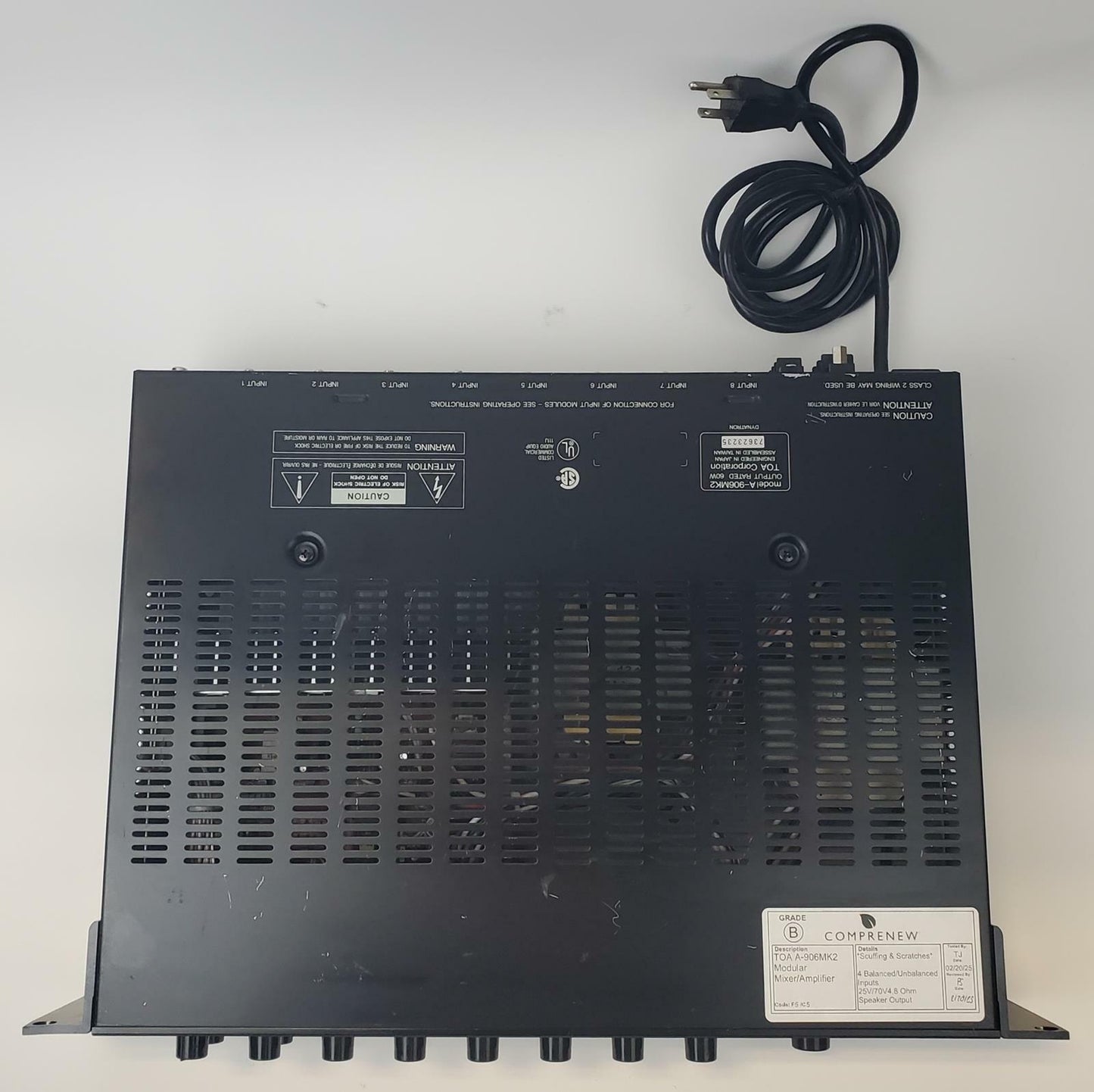 TOA A-906MK2 Modular Mixer/Amplifier | Grade B