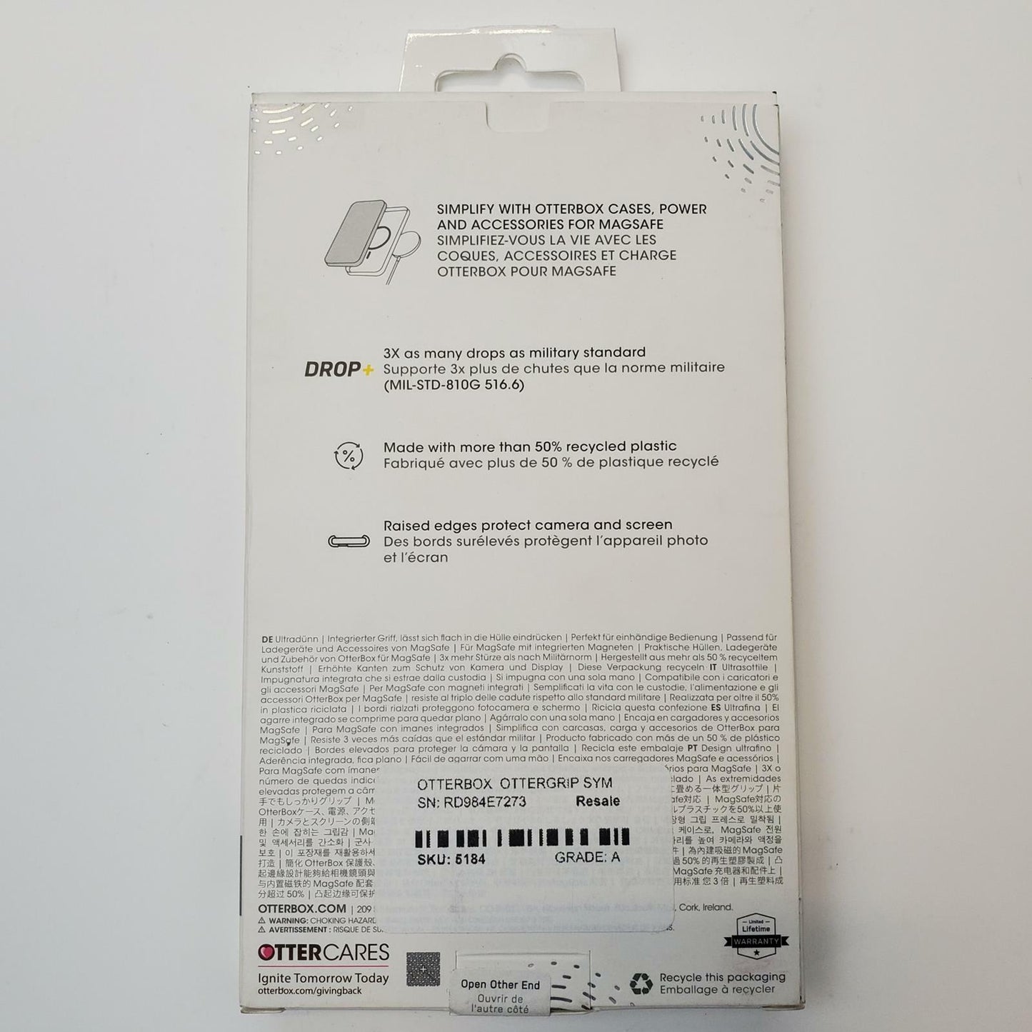 OtterBox OtterGrip Symmetry MagSafe iPhone 15 Pro 6.1" Case (Camo) | Grade A