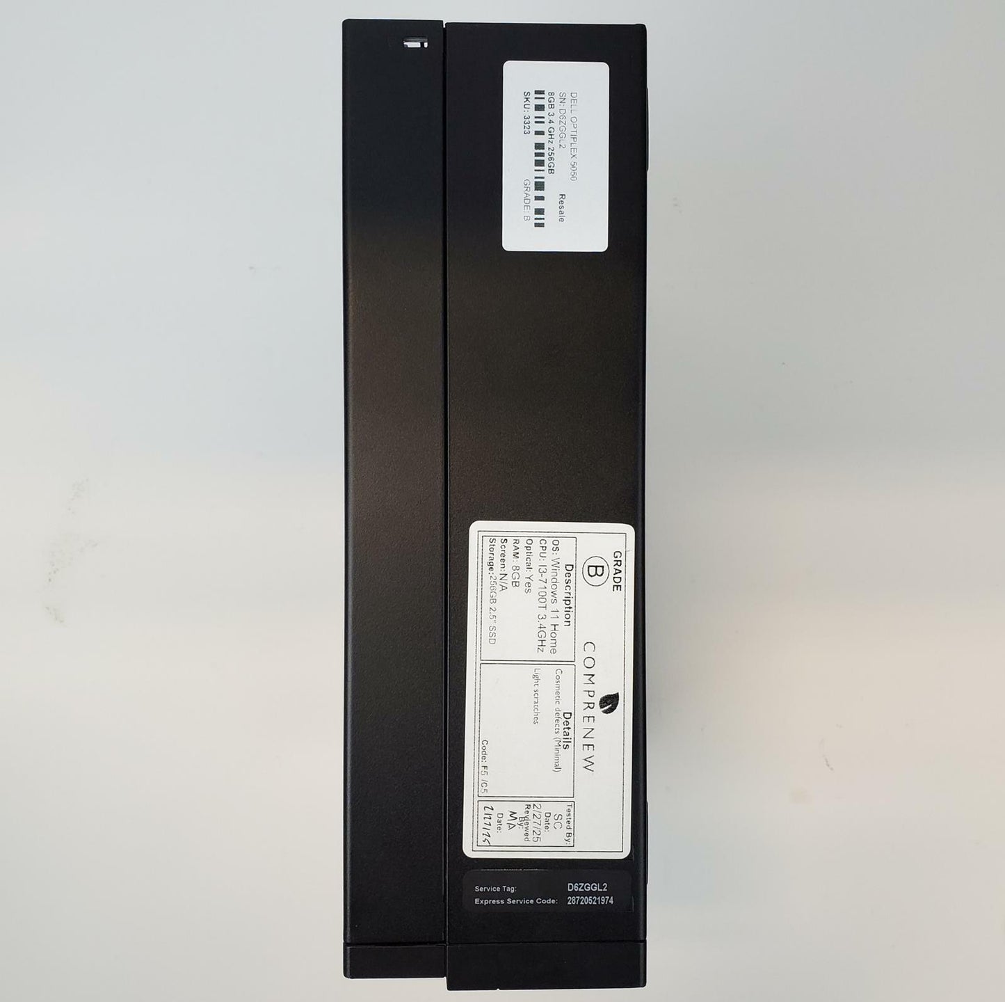 Dell OptiPlex 5050 Win 11 Home i3-7100T 8GB RAM 256GB SSD | Grade B