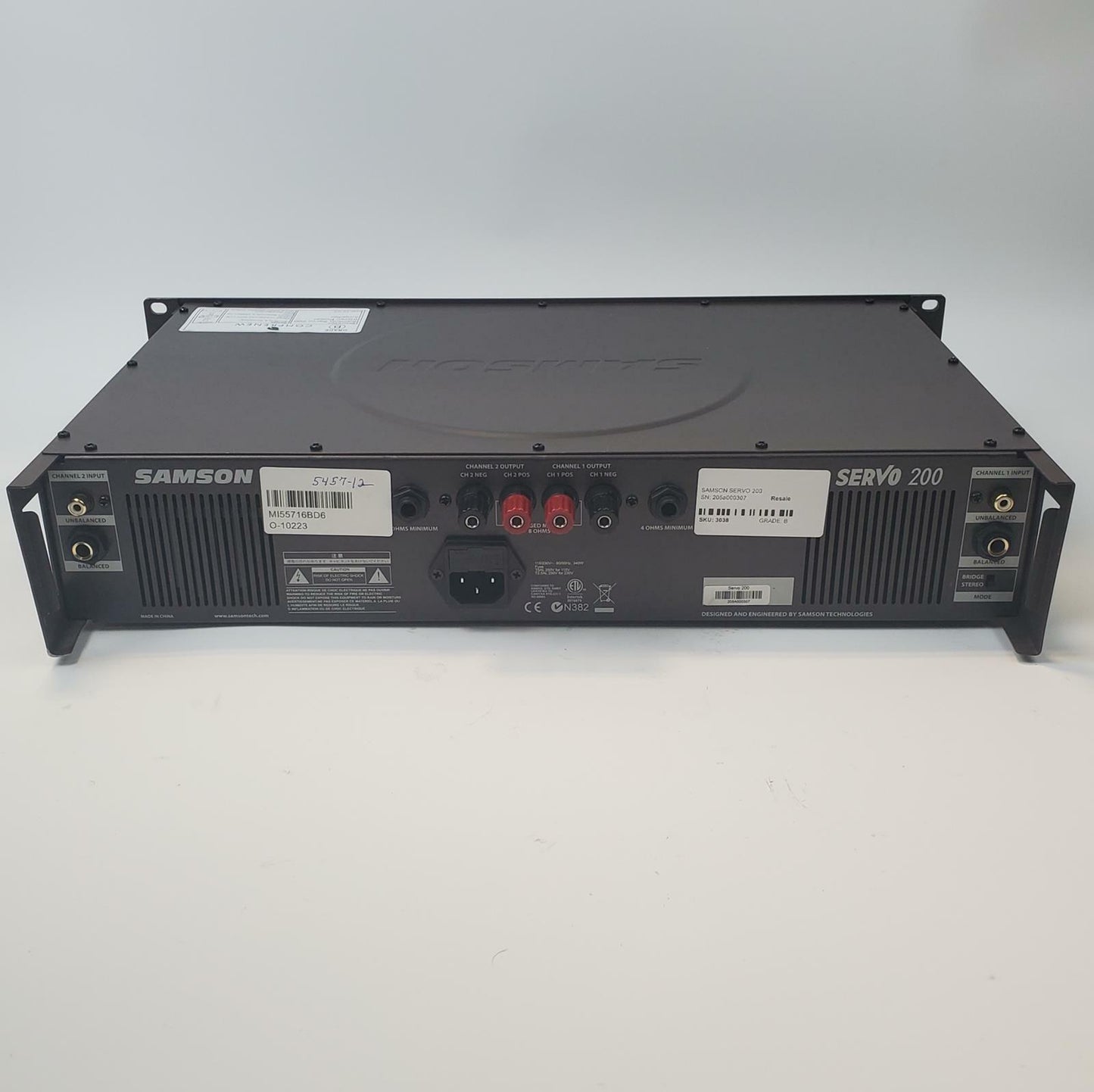 Samson Servo 200 Stereo Power Amplifier | Grade B