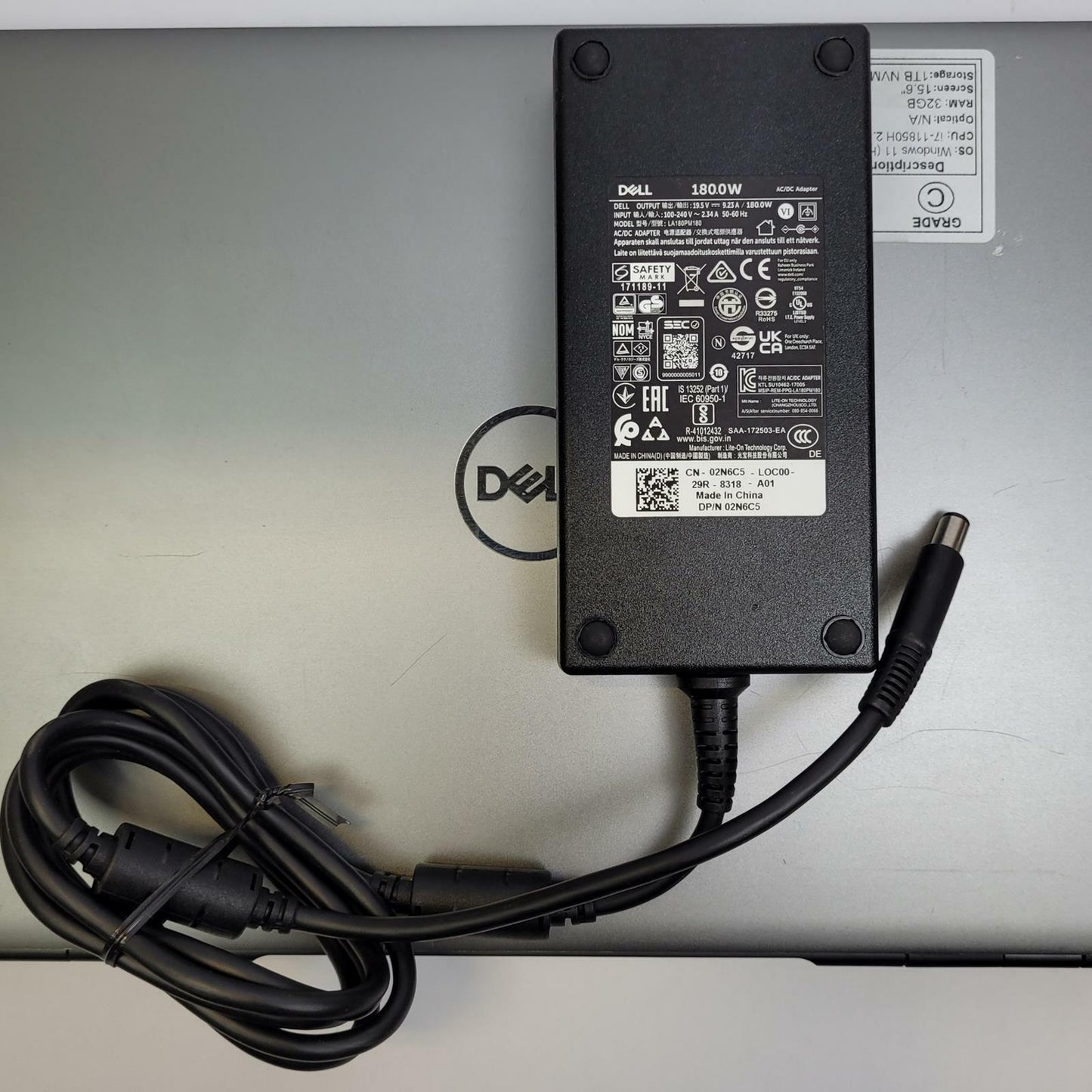 DELL PRECISION 7560 Windows 11 Home i7-11850H 32GB RAM 1TB NVME | Grade C