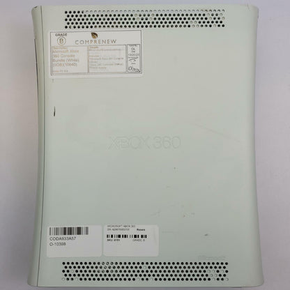 Microsoft Xbox 360 Console Bundle (No HDD)(White) | Grade B