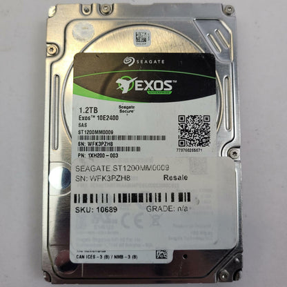 SEAGATE ST1200MM0009 1.2TB 2.5" SAS Internal HDD | Grade A