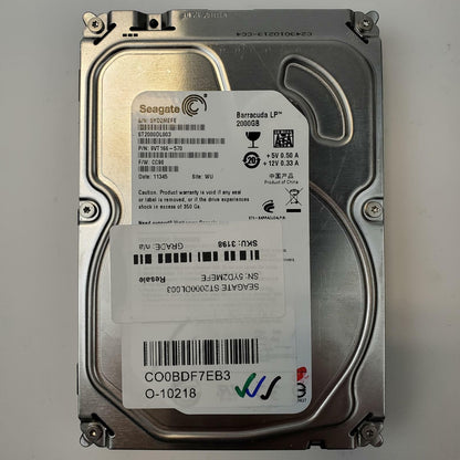 Seagate ST2000DL003 2TB 3.5" SATA Internal HDD | Grade A | 9549