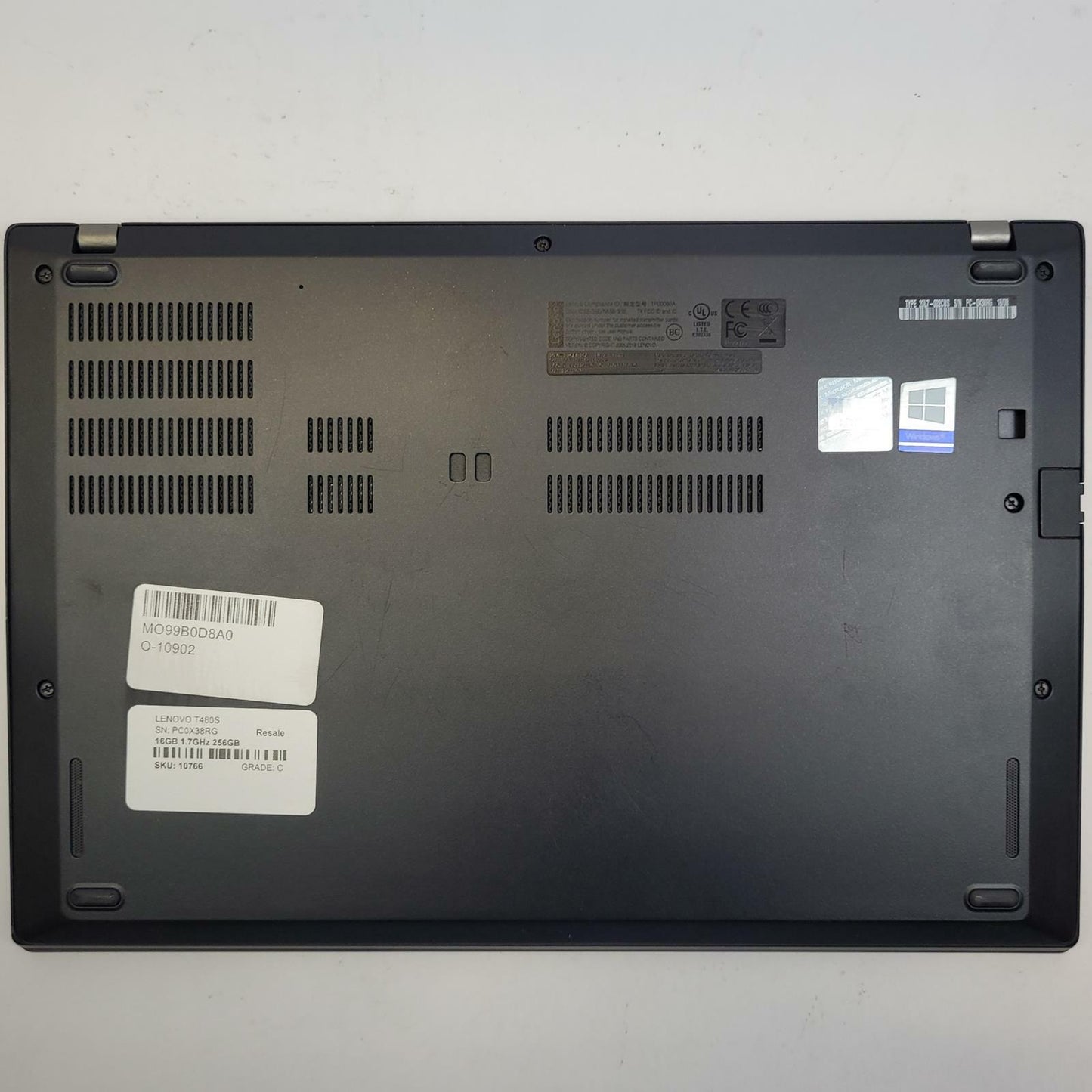 LENOVO T480S Windows 11 Home I5-8350U 16GB RAM 256GB M.2 | Grade C