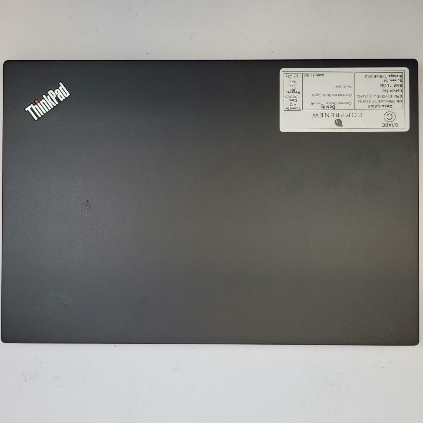 LENOVO T480S Win 11 i5-8365U 16GB RAM 128GB M.2 | Grade C | 10763