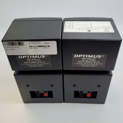 OPTIMUS SWS-501 Speakers | Grade B