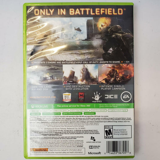 Xbox 360 Game: Battlefield 4 | Grade A