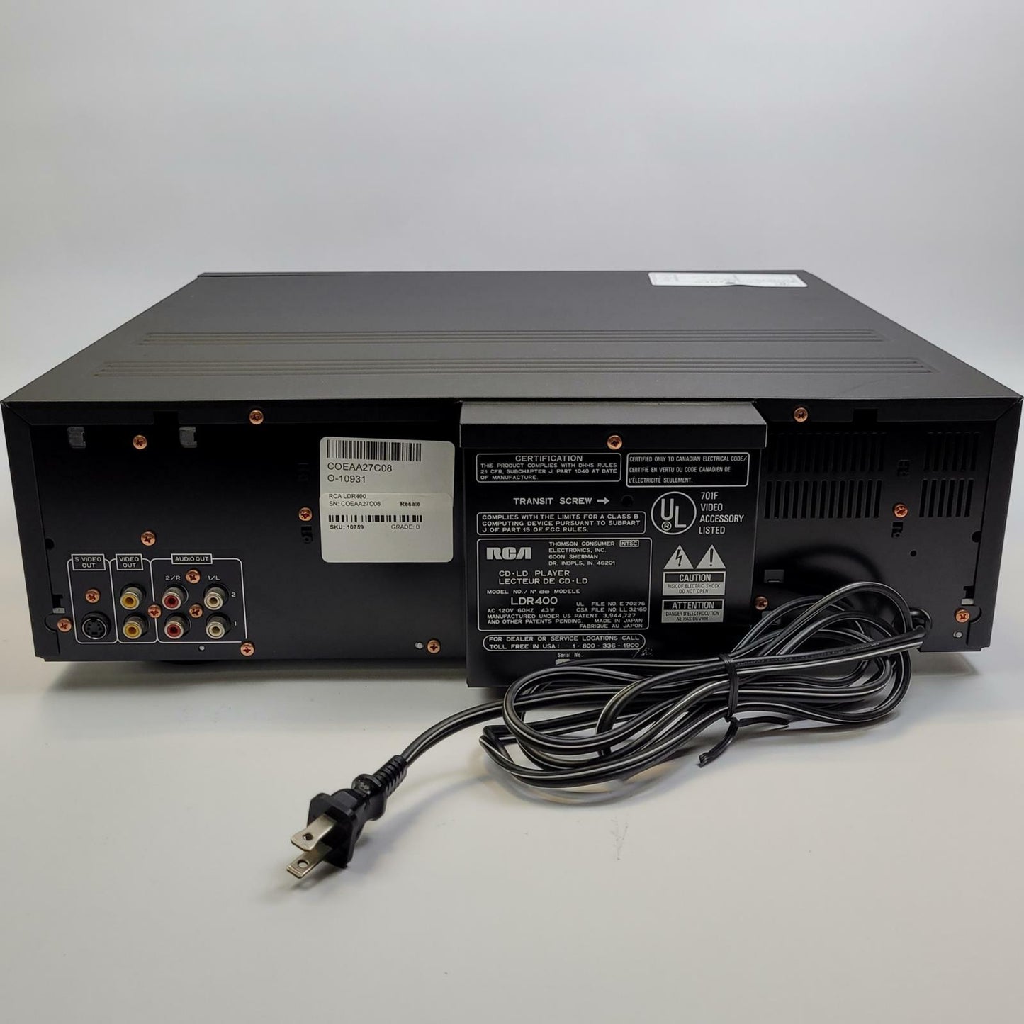 RCA LDR400 Laserdisc Player | Grade B