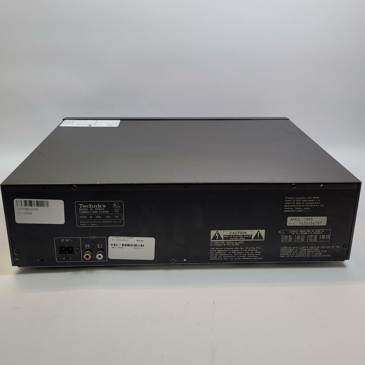 TECHNICS SL-PD665 5-Disc CD Changer | Grade B