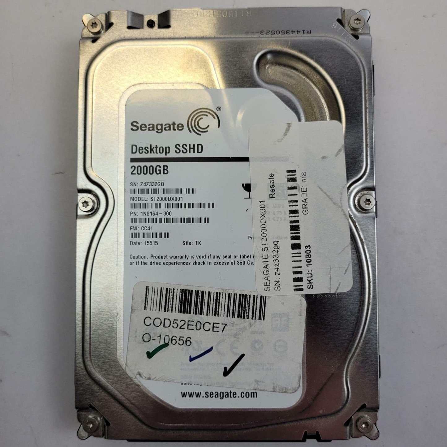 SEAGATE ST2000DX001 2TB 3.5" SATA Internal HDD | Grade A