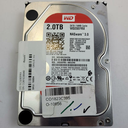 Western Digital WD20EFRX 2TB 3.5" SATA Internal HDD | Grade A