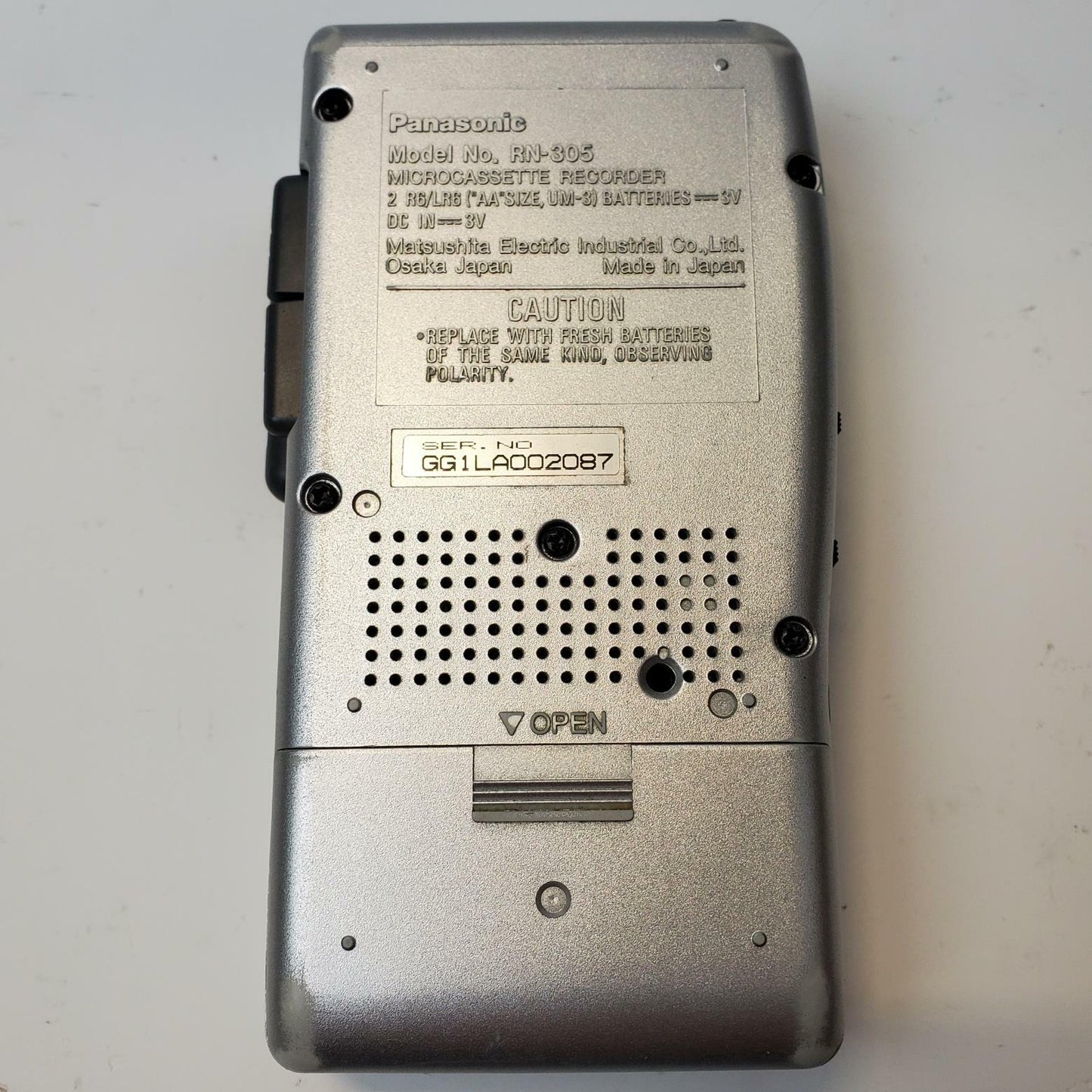 PANASONIC RN-305 Microcassette Recorder | Grade B