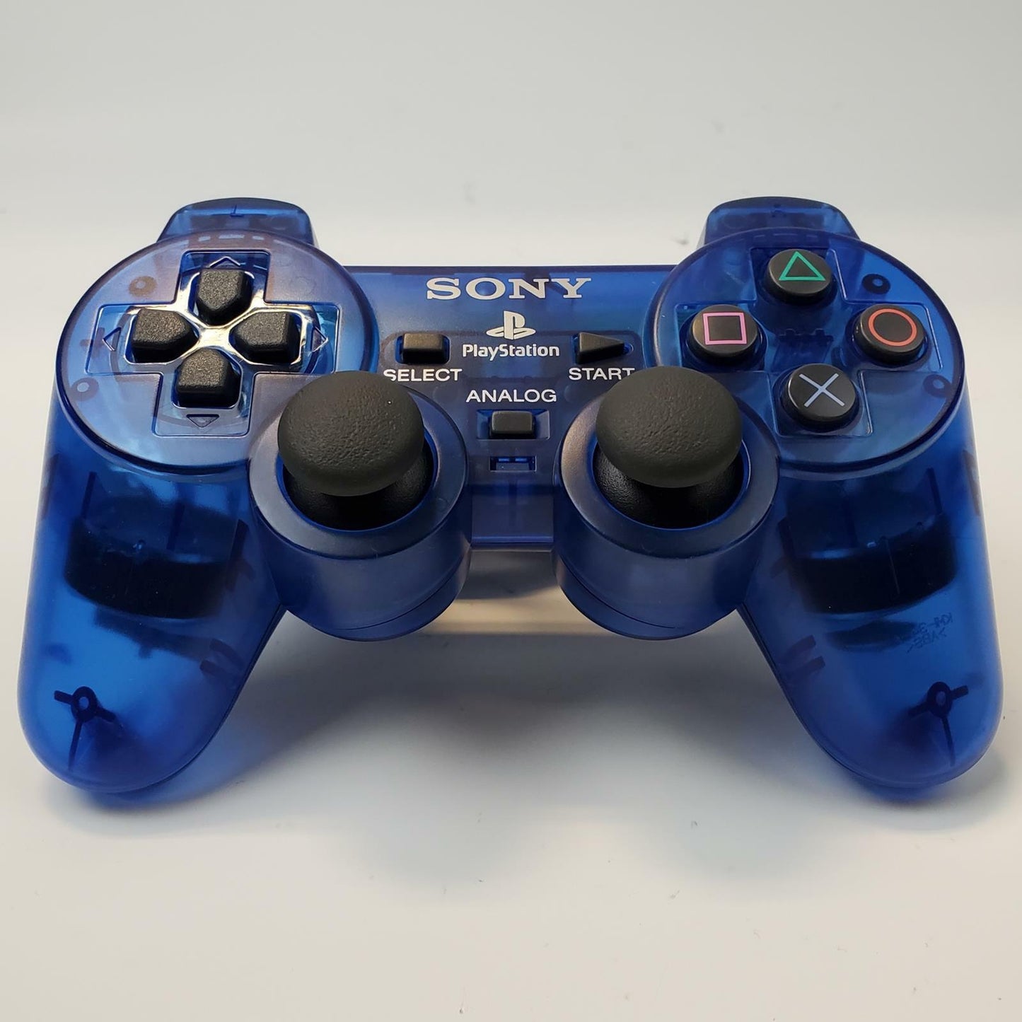 Sony SCPH-10010 PlayStation 2 DualShock 2 Controller (Clear Blue) | Grade A