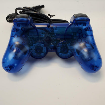 Sony SCPH-10010 PlayStation 2 DualShock 2 Controller (Clear Blue) | Grade A