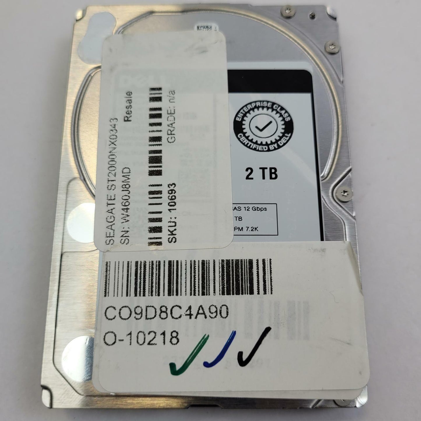 SEAGATE ST2000NX0343 2TB 2.5" SAS Internal HDD | Grade A