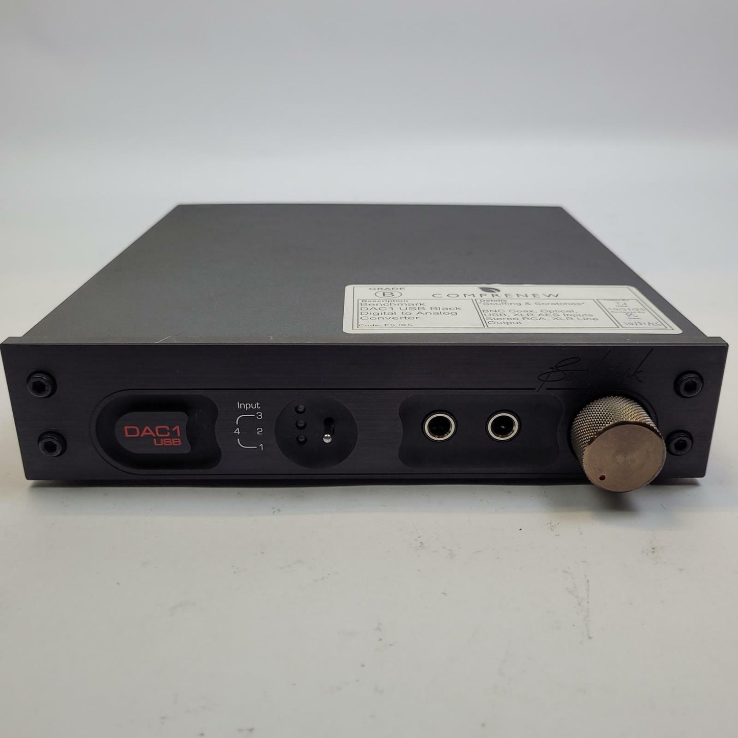 BENCHMARK DAC1 USB Black Digital to Analog Converter | Grade B