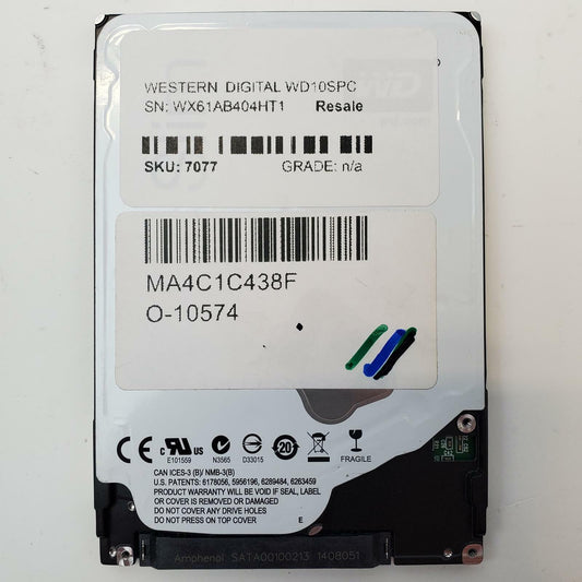 WESTERN DIGITAL WD10SPCX-21KHST0 1TB 2.5" SATA HDD | Grade A