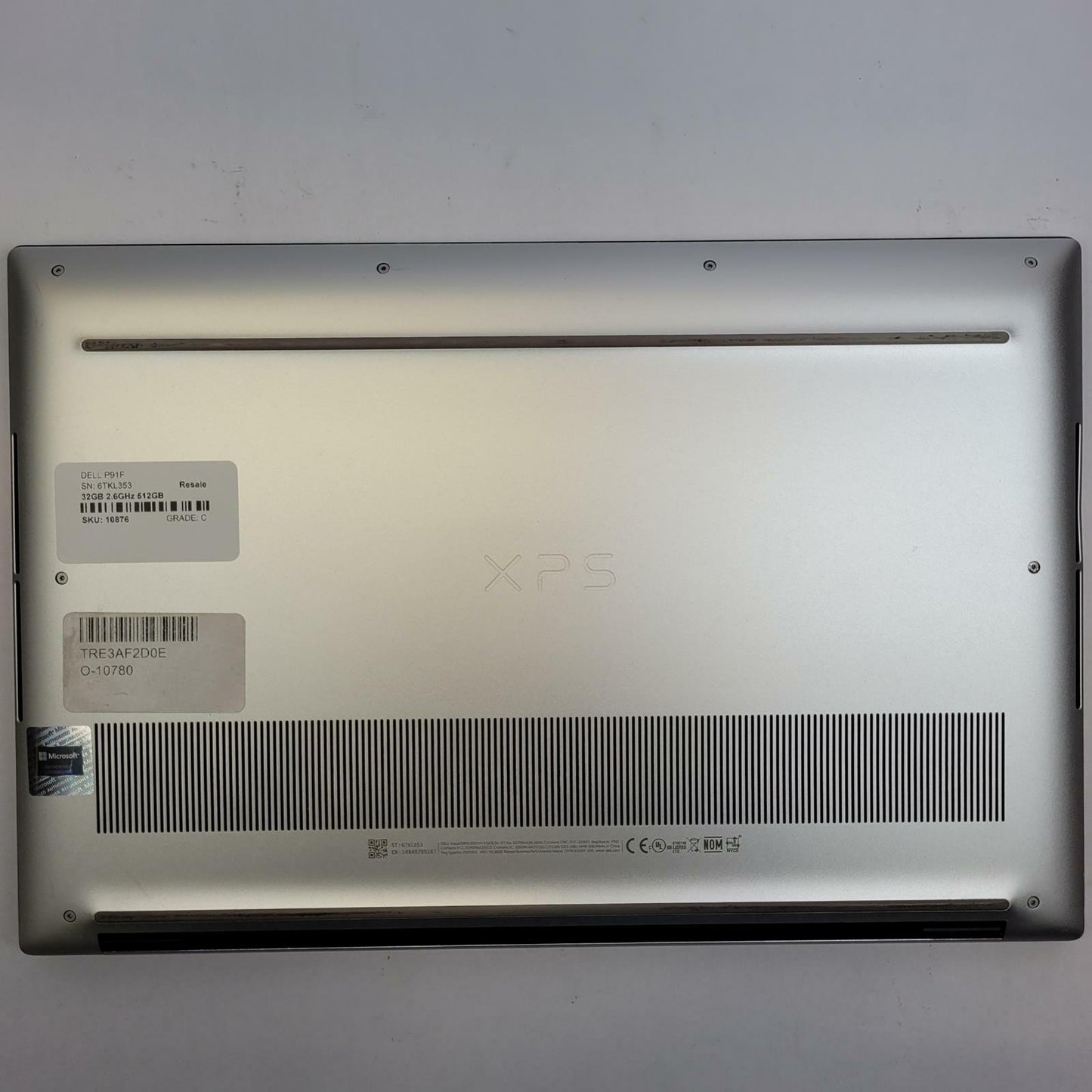 DELL P91F Windows 11 Home i7-10750H 32GB RAM 512GB NVME | Grade C