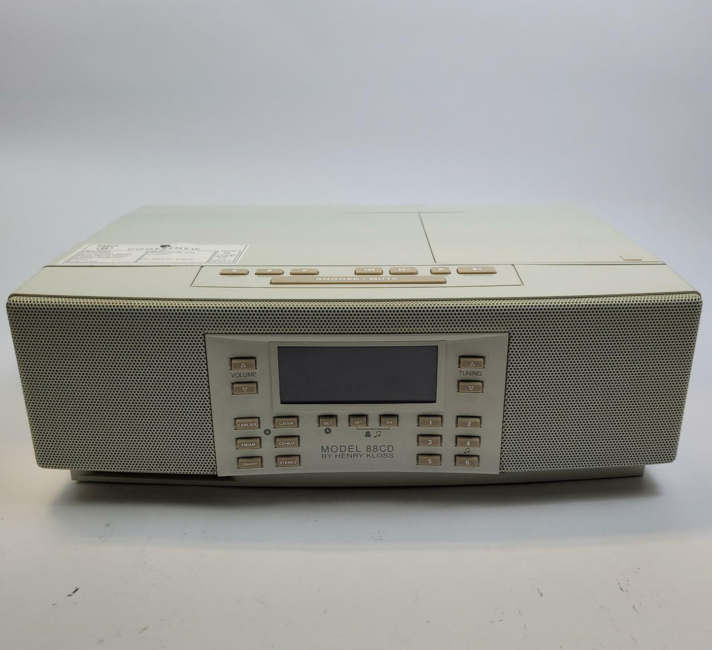 Cambridge Soundworks Henry Kloss 88CD AM/FM Radio/CD Player | Grade B