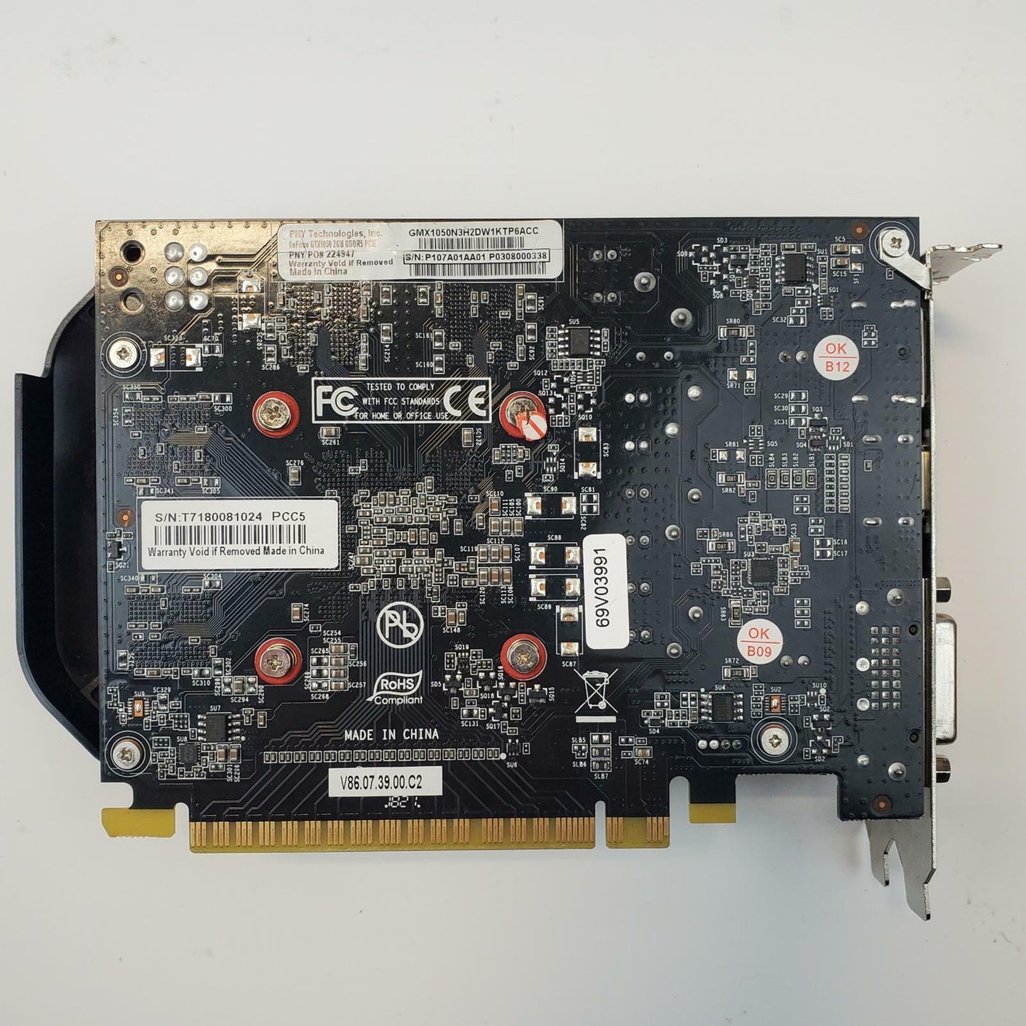 PNY GeForce GTX 1050 2GB PCIe Graphics Card | Grade A