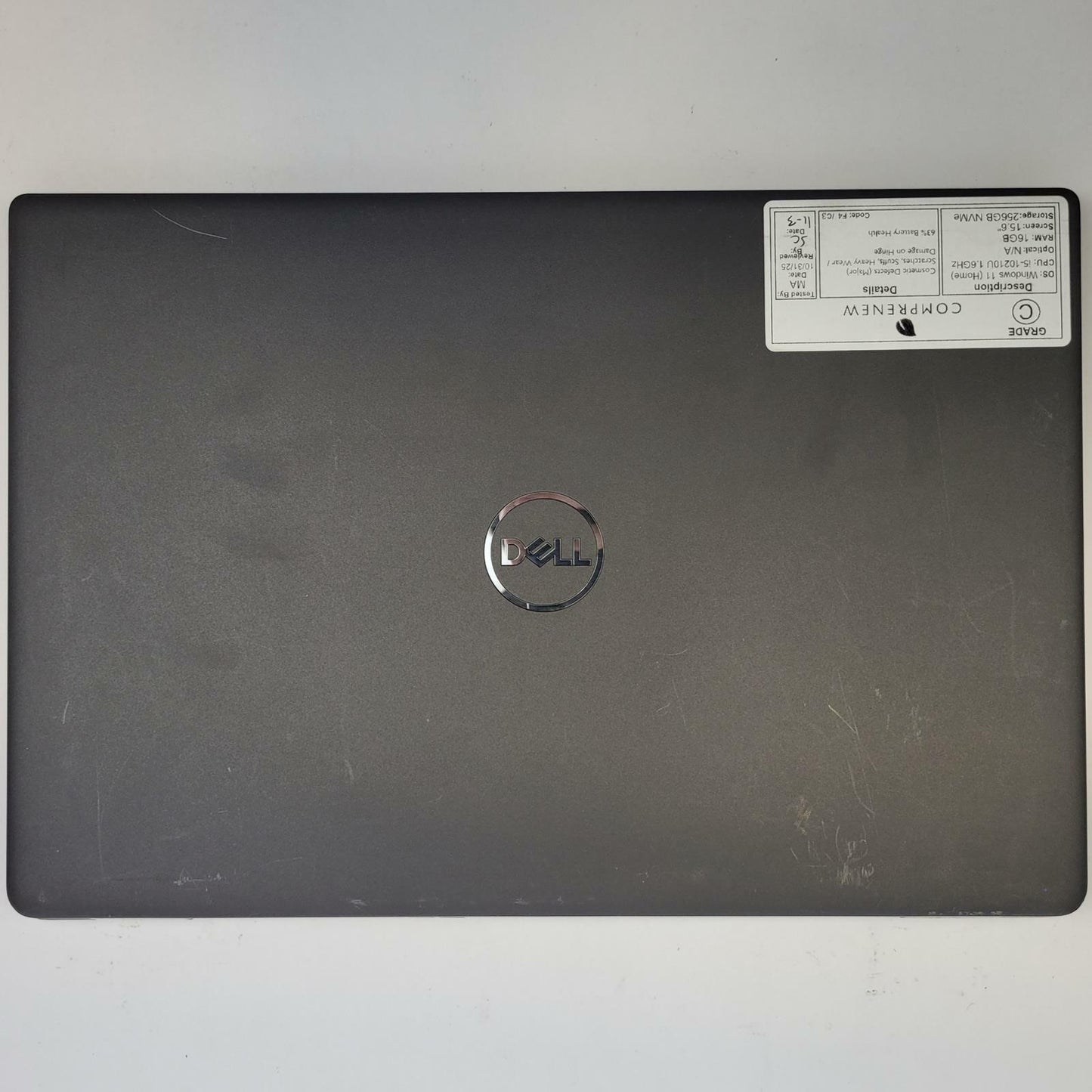 DELL LATITUDE 3510 Windows 11 Home I5-10210U 16GB RAM 256GB NVME | Grade C